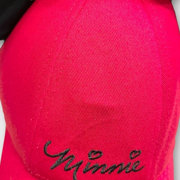 DISNEY Minnie Mouse ears baseball hat youth side snap back adjustable - Picture 3 of 6
